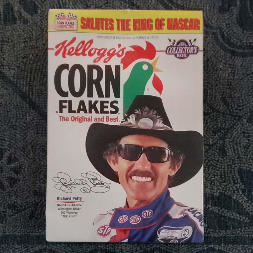 1993 Richard Petty Cereal Box